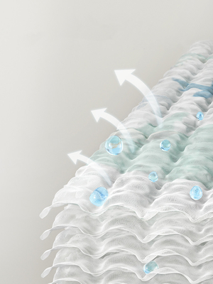 Crespón puro suave Gauze Fabric del algodón piel de la anchura de 57 pulgadas amistosa