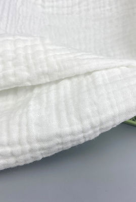 Tres capas de tejido de algodón 100% de gasa amigable para la piel para bebés