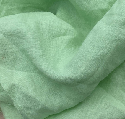 Algodón verde natural cómodo Gauze Fabric For Clothing de 32S Gauze Fabric 120gsm