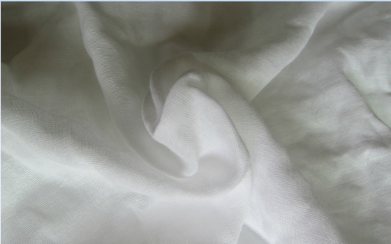 Algodón natural Gauze Fabrics For Baby 145gsm de 53 pulgadas ningún agente de Flurescent
