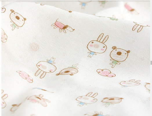 Cinco capas de Gauze Fabric Swaddle Cloth Fabric grueso 57 pulgadas de par en par