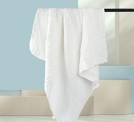 capa 220GSM de los pañales 4 de Gauze Fabric Twistless Cotton Gauze del crespón 165X135