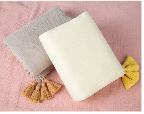 capa 220GSM de los pañales 4 de Gauze Fabric Twistless Cotton Gauze del crespón 165X135