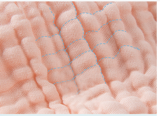Algodón seguro Gauze Blankets 175X135 210GSM del bebé de Gauze Fabric By The Yard de la arruga