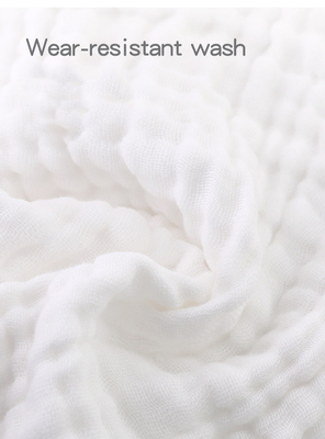 Relativamente flojamente el 100% Gauze Fabric Three Layers Breathable tejido modal