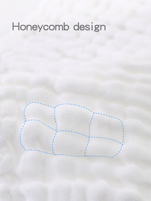 Relativamente flojamente el 100% Gauze Fabric Three Layers Breathable tejido modal