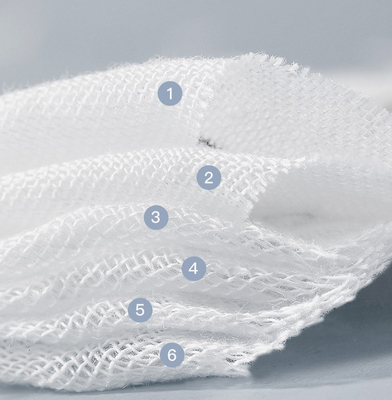 Envoltura de bambú Gauze Fabric Baby Products Lightweight del algodón del 30% el 70%