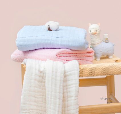 Seis capas de la manta de 144X116 250GSM Gauze Material Fabric Newborn Wrap