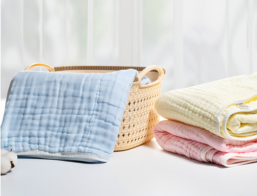 Envoltura desenroscada Gauze Fabric For Newborn Wraps de la fibra respirable