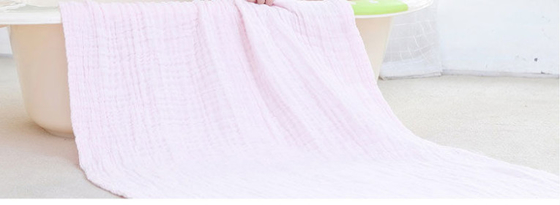 firmeza de color fuerte modal azul tejida caja fuerte de Gauze Towels el 100% del bebé 30S