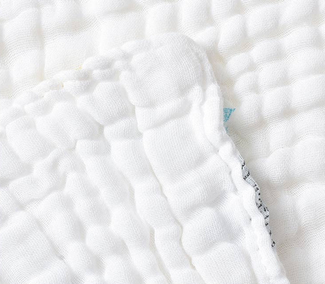 Grado suave 100% de Gauze Fabric Two Layer Baby de la envoltura del algodón de la fibra