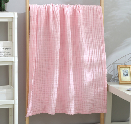 Grado suave 100% de Gauze Fabric Two Layer Baby de la envoltura del algodón de la fibra