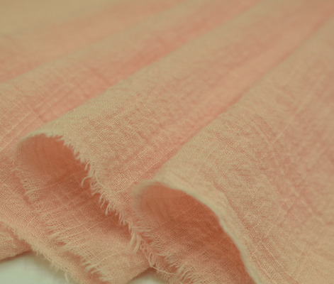 Tela ambiental Gauze Fabric anaranjado de la manta de la muselina 110GSM