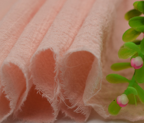 Tela ambiental Gauze Fabric anaranjado de la manta de la muselina 110GSM