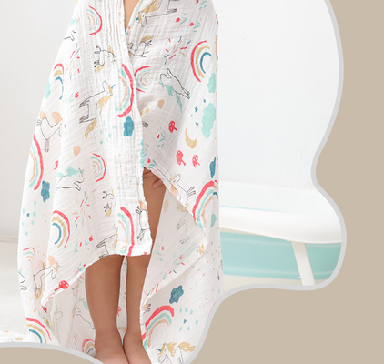 Envoltura modelada Gauze Fabric Non Irritating Biodegradable de los niños 40S