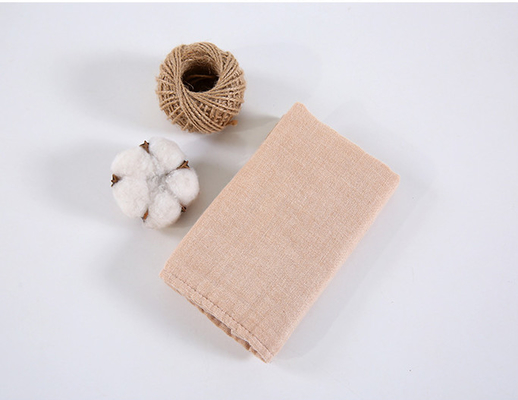 Tela tejida 175X135 estática anti de Gauze Fabric Brown Tan Gauze del algodón