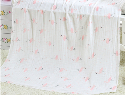 Ninguna sequedad rápida fluorescente de Swaddle Gauze Fabric Baby Bath Towels del agente