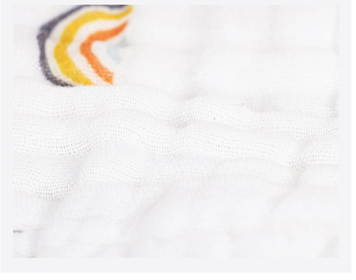Desenroscado cuatro capas imprimió la sensación suave de la manta del bebé de Gauze Fabric 220GSM