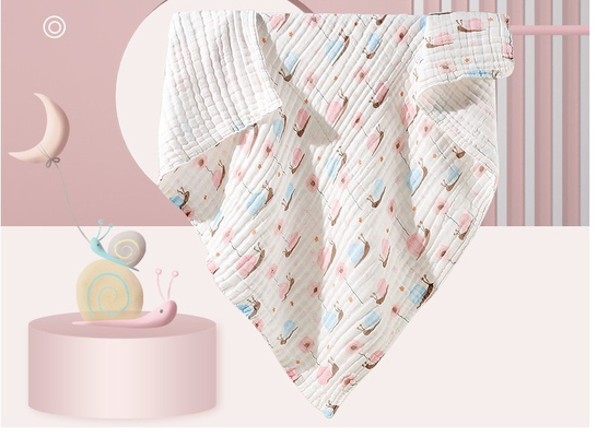 El crespón tejido estampado de animales imprimió cómodo mullido de Gauze Fabric el 100m/rollo