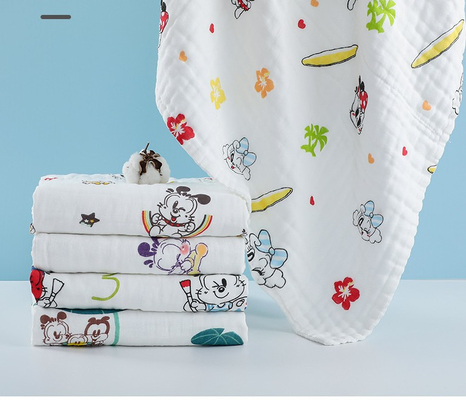 El 100% Gauze Fabric impreso de bambú