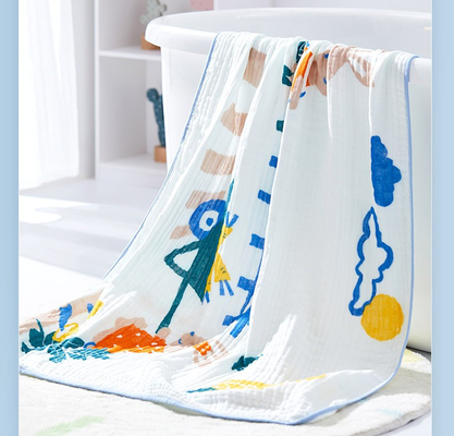 El 100% Gauze Fabric impreso de bambú