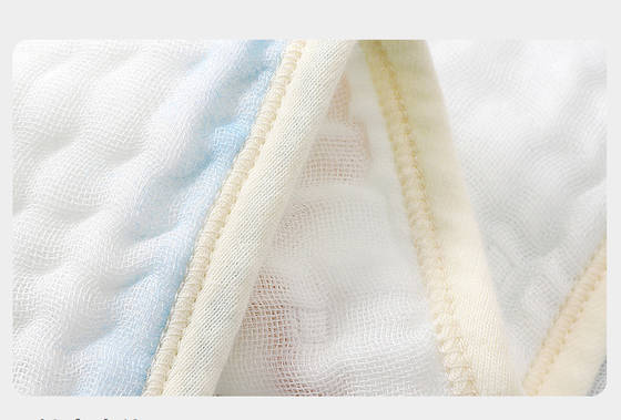 Seis capas del algodón del bebé tejido 40S de Gauze Fabric Gauze Handkerchief For