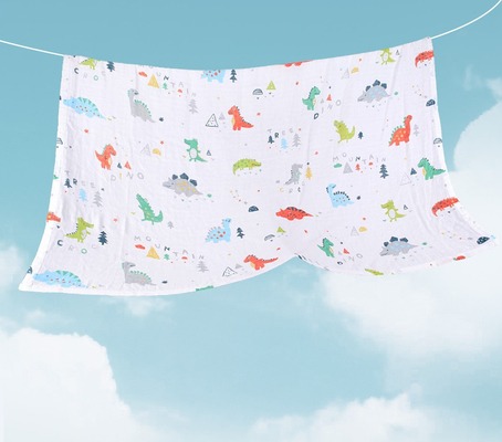 Tela respirable antibacteriana de Gauze Fabric Lovely Patterned Gauze del triple 40S