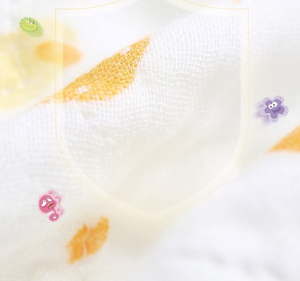 El algodón 100% imprimió a Gauze Fabric 100 metros/no rueda ningún agente fluorescente