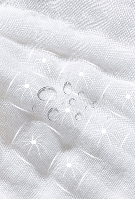 Manta recién nacida coloreada cómoda de Gauze Fabric Three Layer Kids
