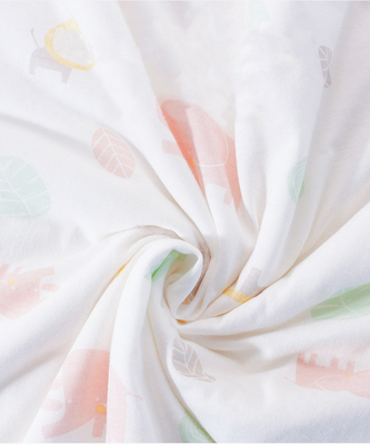 Modelo tejido estático anti de Gauze Fabric Strawberry And Flower de 6 capas