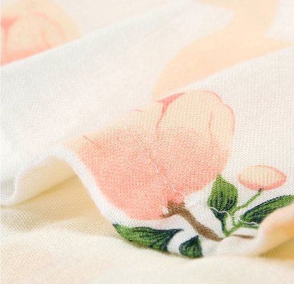 Doble blanco de múltiples capas Gauze Fabric