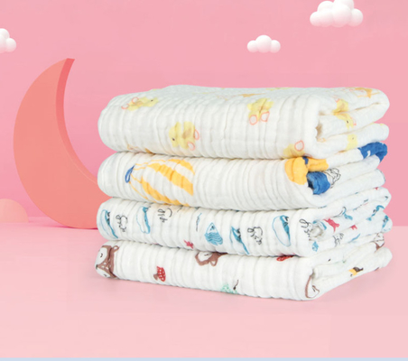 200gsm el bebé sano Gauze Fabric 40S peinó el algodón Gauze Fabric natural
