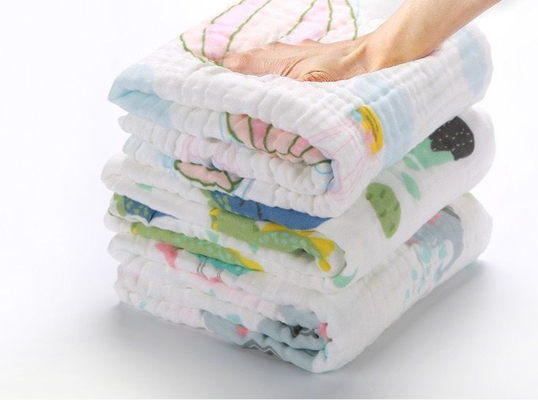 Algodón puro de los niños 40S parásitos atmosféricos antis de Gauze Fabric For Newborn Clothes de 4 capas