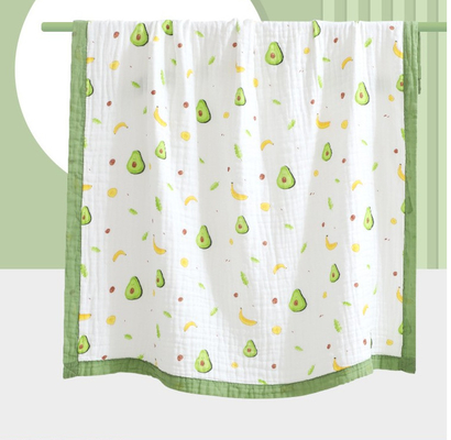 Capa peinada modelo vivo Gauze Fabric Infants Cover Wrap del algodón 4