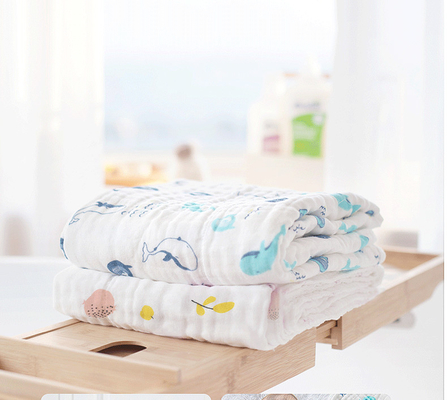 Tela infantil de la absorción mullida de 40S 250GSM Gauze Cloth Fabric Good Water