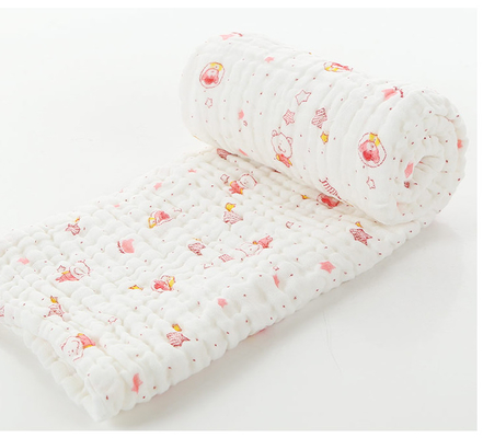 Eco Gauze Fabric Baby Gauze Blankets natural amistoso el 100m/rollo