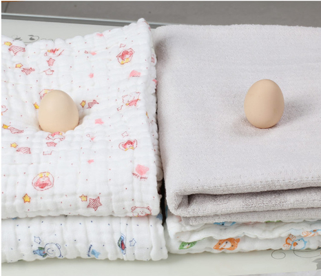Arruga de múltiples capas peinada Gauze Blanket Soft Gauze Fabric del algodón
