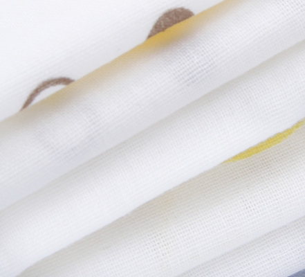 Dos capas del doble Gauze Material Bamboo Swaddle Blanket de 40S 125GSM
