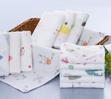 Dos capas del doble Gauze Material Bamboo Swaddle Blanket de 40S 125GSM