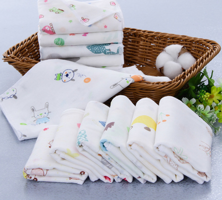 pañuelo de los niños de Gauze Fabric Anti Uv 110GSM del algodón del doble 60S