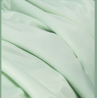 Una tela sana natural de la fibra de la soja de la capa para los pantalones de la camisa respirables