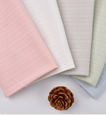 Telar jacquar natural de la barra doble del punto de Gauze Fabric 40S del algodón completo antibacteriano