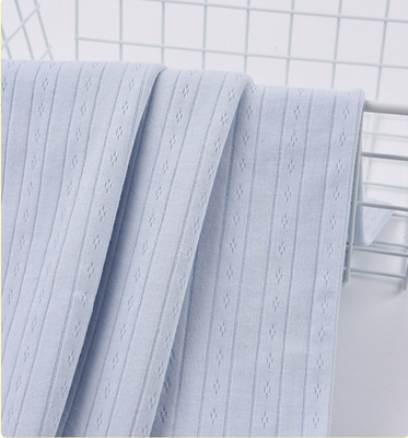 Telar jacquar natural de la barra doble del punto de Gauze Fabric 40S del algodón completo antibacteriano