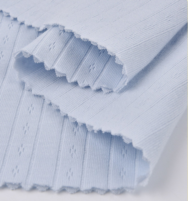 Telar jacquar natural de la barra doble del punto de Gauze Fabric 40S del algodón completo antibacteriano