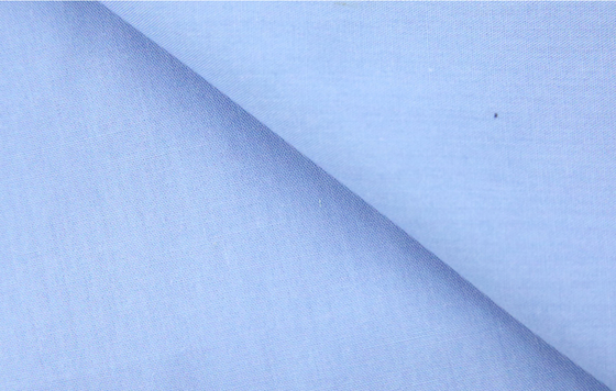 TC6535 tela tejida algodón uniforme de la camisa de la chaqueta del poliéster de la tela 130X 72 155GSM 32SX32S TC