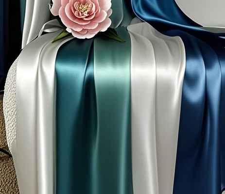 94% de tejido de poliéster para estiramiento 6% de espandéx para blusas blusas elegantes, camisollas, tops inspirados en lencería túnicas estiradores