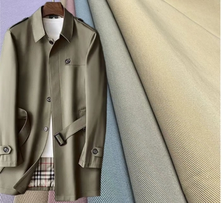 76% de algodón / 24% de poliéster 220 g/m2 ropa de calle moda urbana parkas chaquetas de campo abrigos aislados tejido
