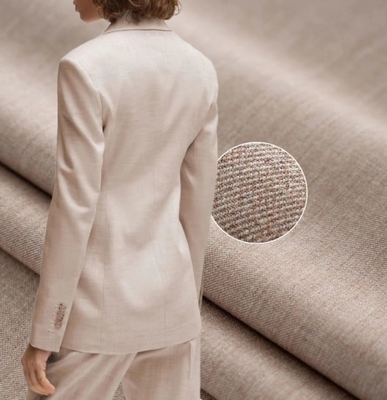 66% Poliéster 30% Rayón 4% Spandex Material de Negocios Uniforme Pantalones y Faldas Trajes de Viaje Tela