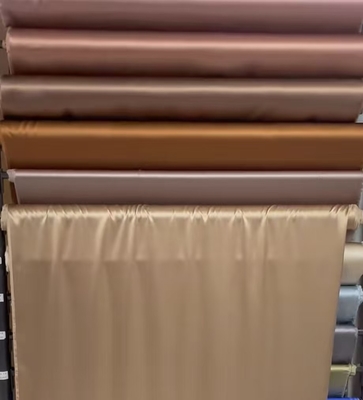 Imitación de seda de satén de doble cara 97% poliéster 3% spandex satén poliéster 190gm vestidos de noche blusas y bufandas