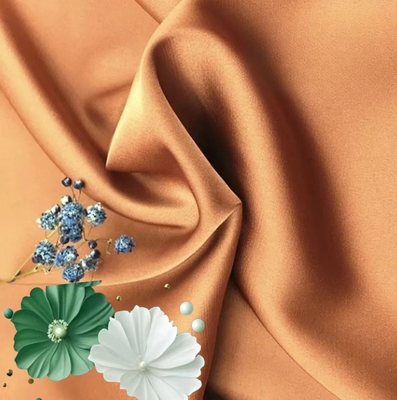 Tejido de satén de poliéster 100% 185 gramos Apariencia de seda Pantalones, faldas, blusas y vestidos